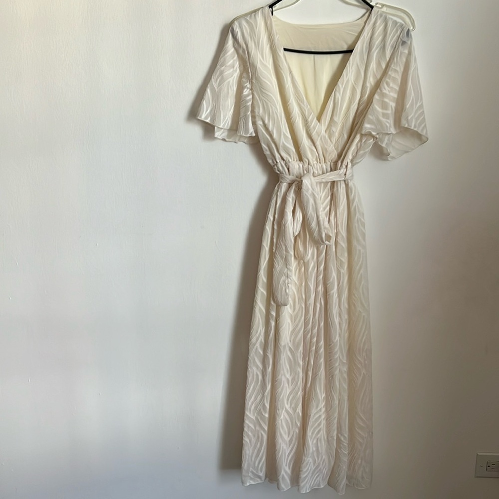 Off white maxi dress